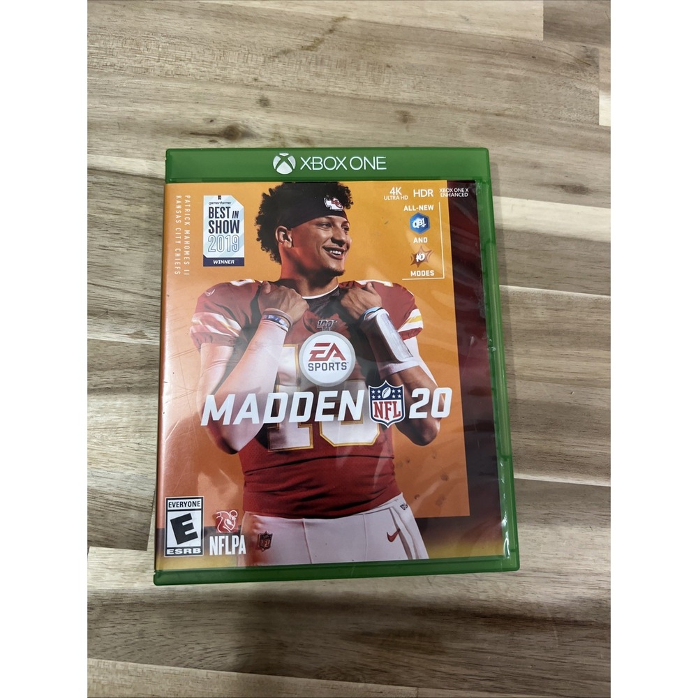 EA Sports Madden NFL 20 Video Game Xbox One OS Green Sports Football